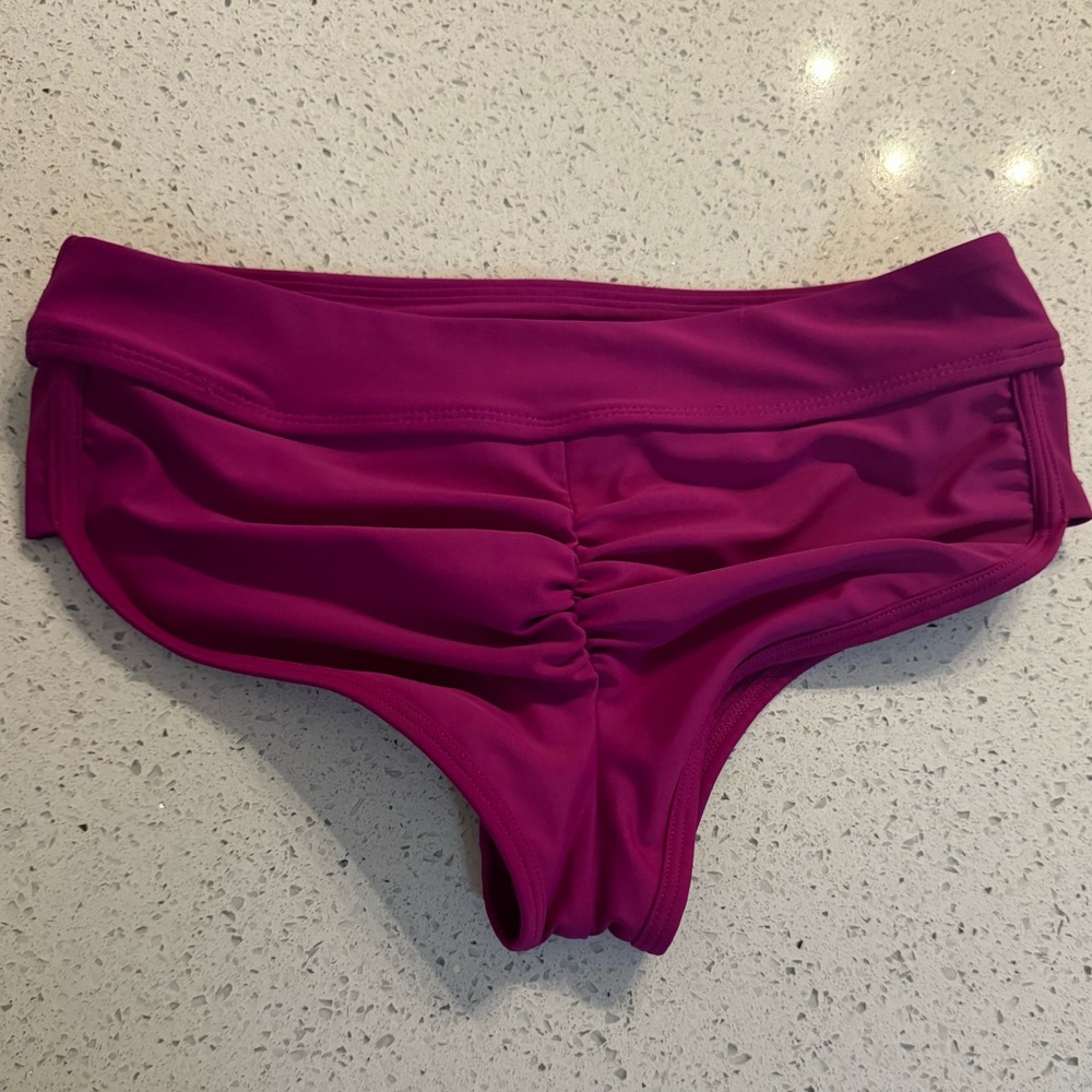 Swim Booty Shorts Magenta Pink XS